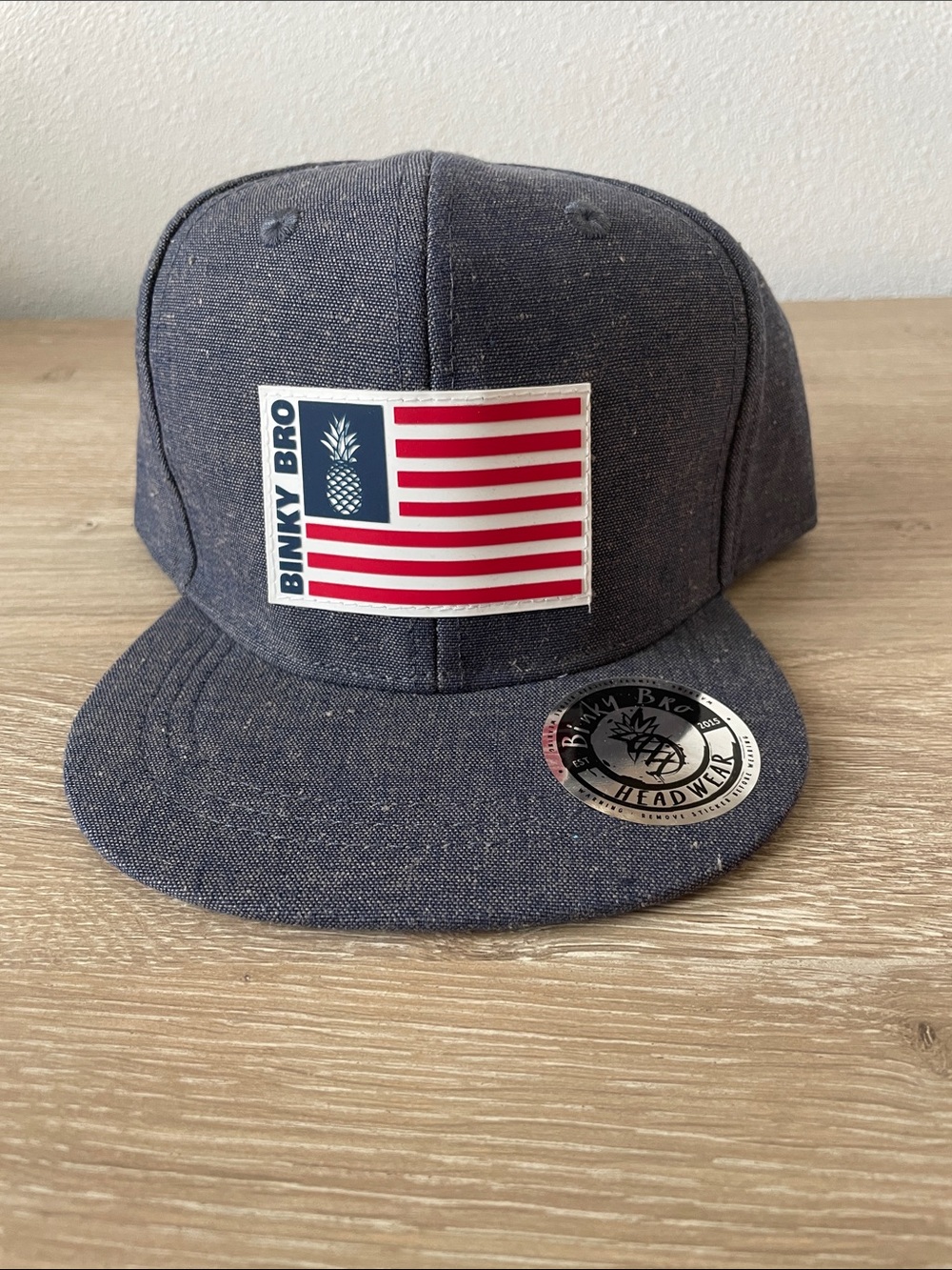 Binky Bro Kids Navy Patch Snapback Hat